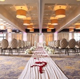 The Regalia Ballroom set for an indoor ceremony