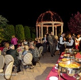 The Gazebo Patio is the perfect outdoor space for a cocktail hour